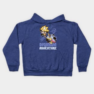 digimon adventure yamato gabumon Kids Hoodie